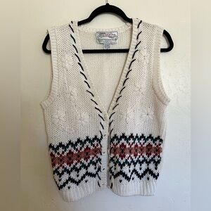 Vintage nuggets sweater knit vest